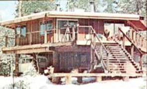 This is the finished product of Dave and Ardis Comstock's dream home in the woods.